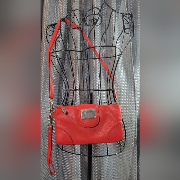 Nicole Miller Handbags - Nicole Miller Vibrant Red Crossbody Bag
